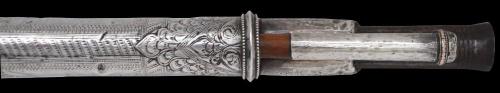 A silver mounted matchlock musket originating from Coorg, India, 18th century.