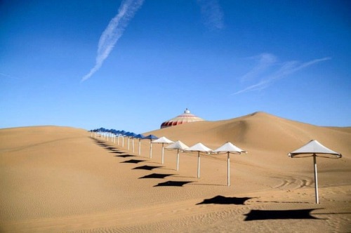 New article on the website, taking you to the dunes of the Ordos Desert. Although slowly being overr