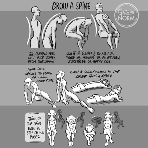 Tuesday Tips — Grow A Spine As simple as it sounds, a character “standing up straight&rd