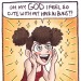 upandoutcomic:a comic about dysphoria n femininity and junk(pics of the hair on my personal insta @ iamjuliakaye lol)