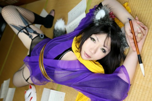 Cute Cosplay Girl Higurashi Rin (Kitsune-Chan) 1-49