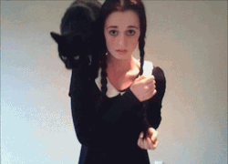 emilyologist:  Luna jumped off my shoulders with enough force to physically push me backwards so that happened