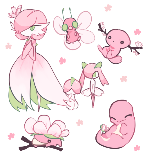 deadpoet117: charamells: Some spring pokemon @suvieanwar