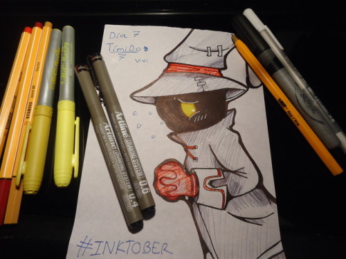  My first year in inktober, it is easier for me upload my draws per week than per day, this is the s