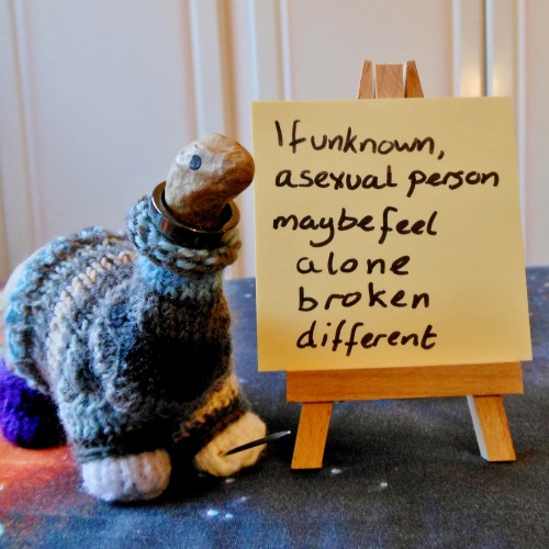 new-ace-on-the-block: Tiny Dinosaur wanted to help out with awareness so he made a tiny presentation