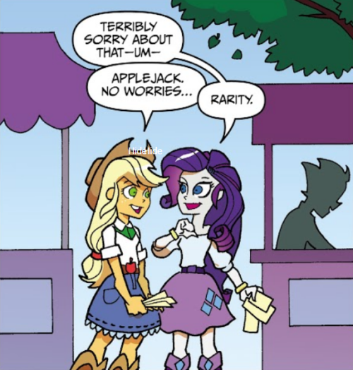 infizero: they LITERALLY HAD A MEET CUTE I AM GOING TO TEAR MY HAIR OUT EQG!RARIJACK IS SO UNBELIEVA