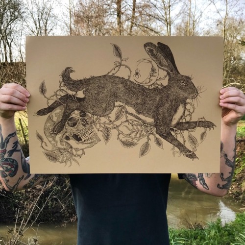 Happy Easter everyone!! It’s two years since I put this original print out. Brambles, Rowan an