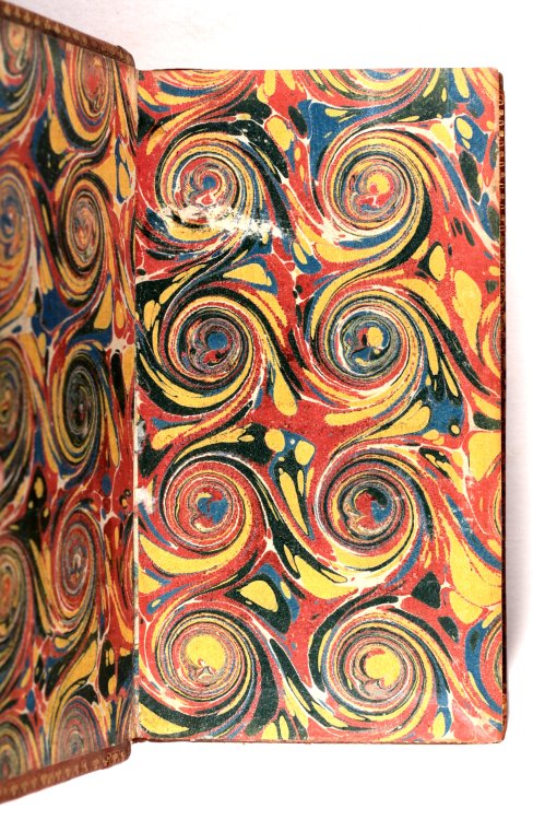 michaelmoonsbookshop:Marbled End papers - 19th century