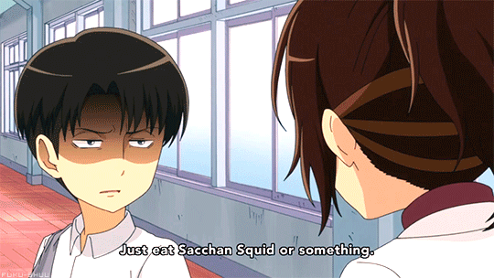 - LeviHan Antics (Part 1 / Part 2 / Part 3   / Part 4   ) -Shingeki! Kyojin Chuugakkou