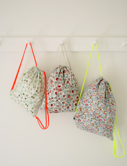 wattlebirdblog:  DIY liberty backpacks via The Purl Bee