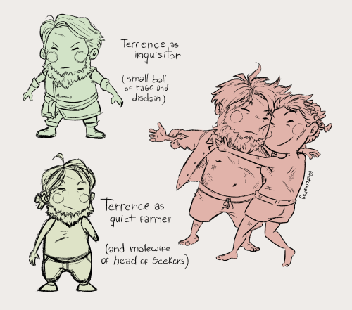 more terrence sketch dump because i WILL play an evil inquisitor even if bioware won’t allow m
