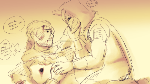I read some fics last night before I doing to sleep about Cayde caring for a hurt Andal who’d 