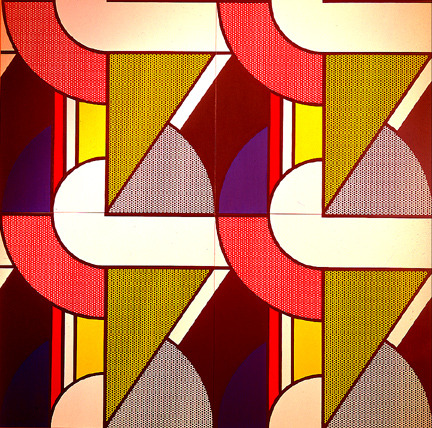 Modular painting with four panels, #2, 1969, Roy LichtensteinMedium: magna,oil,canvas
