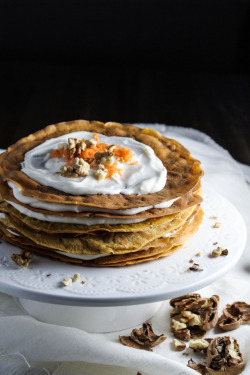 phoods:  (via Ingredient of the Week: Carrots // Carrot Cake Crepe Cake | Katie at the Kitchen Door)