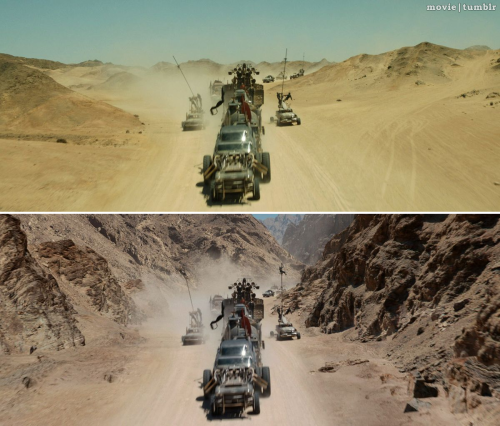 XXX movie:  Mad Max: Fury Road (2015) VFX Before photo