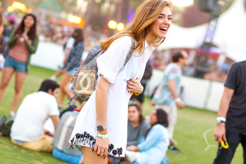 Chiara Ferragni for Refinery 29. Coachella, 2014. 