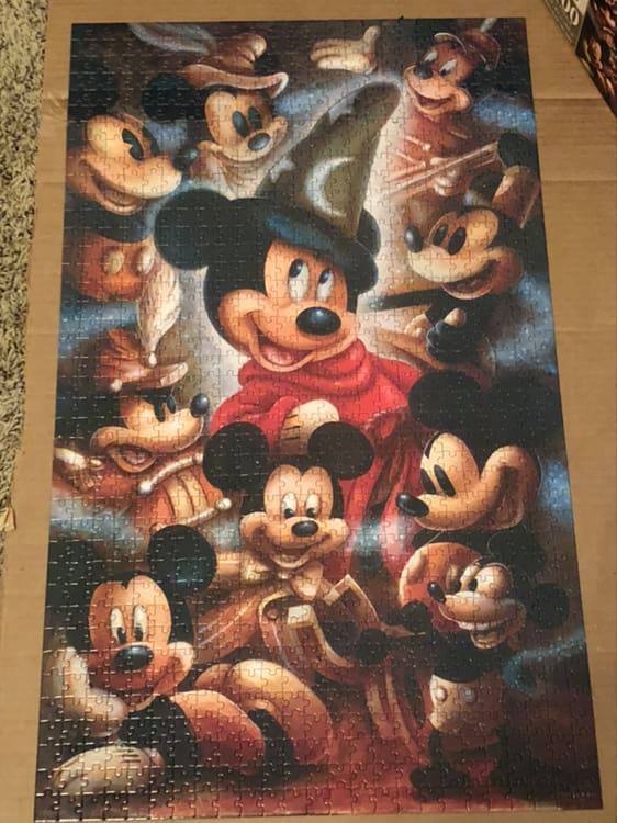 Disney Mickey Mouse Through the Years Signature Puzzle 1000 Pieces Disney Parks