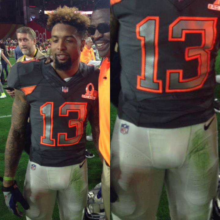 lamarworld:  (Pt.1) Odell Beckham Jr. booty &amp; bulge