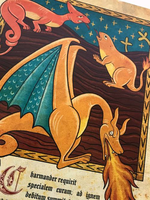 retrogamingblog2: Artist DobieDraws created a Pokemon manual illustrated in medieval art style