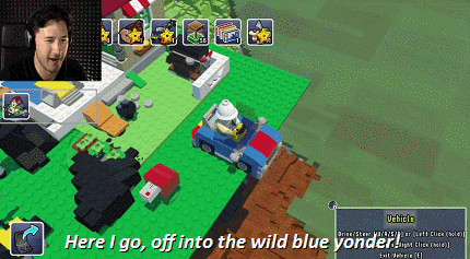 markipliergamegifs:  This was fantastic~That camel was the best thing ever!Lego Worlds 