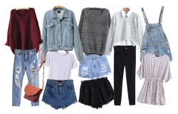 lewispoo:  Hey guys! All of these cute clothes are from my favorite online store called SheIn! They have the cheapest prices I’ve ever seen plus they ship worldwide!Here are links to all the items in the picture:TOP [ 1 | 2 | 3 | 4 | 5 ]BOTTOM [ 1