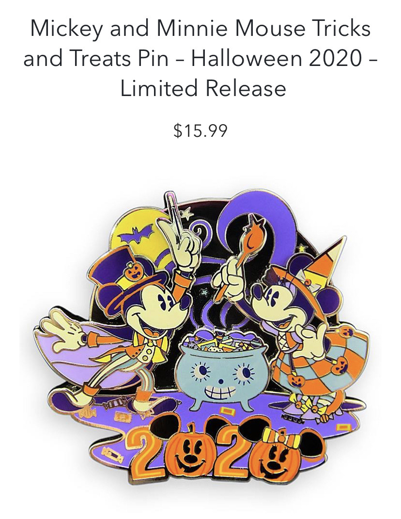 Disney Trading Pins — Halloween pins have arrived on