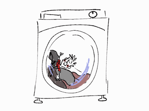 Wes In The Washing Machine