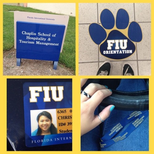 lazy-asian:
“ Super excited and nervous to start next month 😁 #FIU #orientation #FIUProud #FIUTransfers 💛💙🐱
”