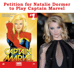 Movie:  Dear Marvel, This Is A Petition For Natalie Dormer To Play Captain Marvel. Signed,