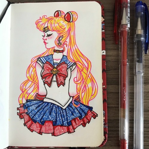 pijamakillsartblog:My Sailor Moon series from last year ✨