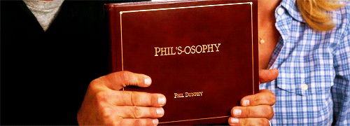 modern-family-gifs:  “Phil’s-osophy. A hardbound collection of all the life lessons I’ve learned.” 