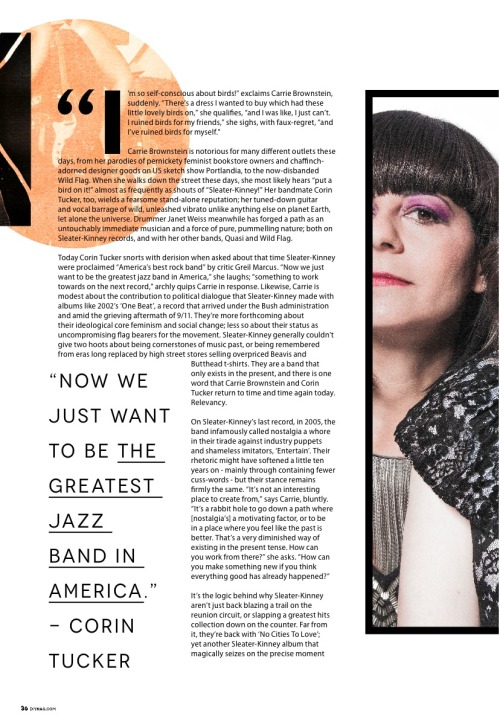 salesonfilm-deactivated20180514:  Sleater-Kinney in DIY Magazine, February 2015 