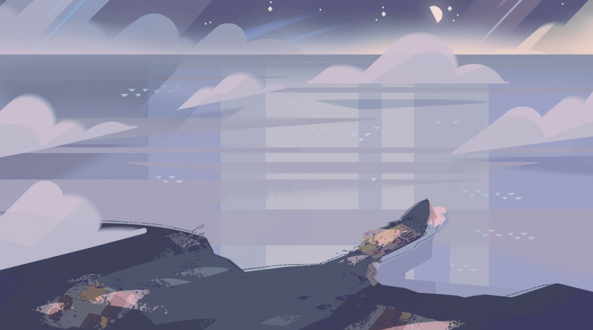 A selection of Backgrounds (Part 2!) from the Steven Universe episode: Space Race