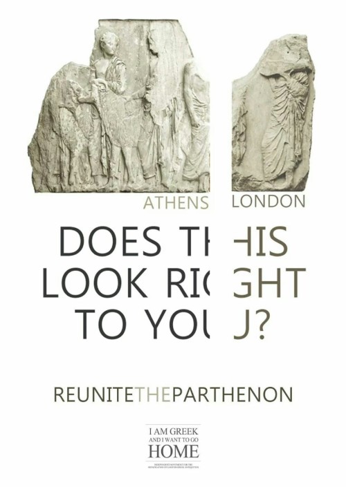 It depends on points of view.Of course logic would recommend to reunite all the Parthenon&rsquo;s fr