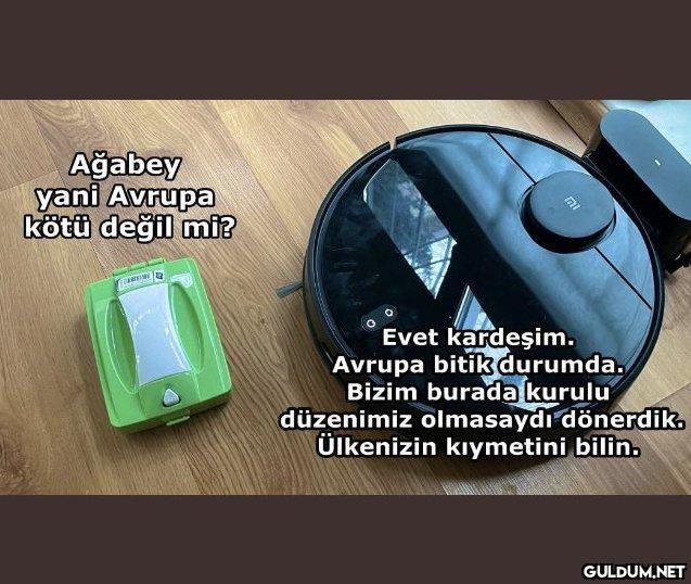 " Ağabey yani Avrupa kötü...