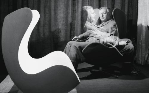 phasesphrasesphotos:The Egg Arne Jacobsen designed The Egg in 1958 for Fritz Hansen to be used in th