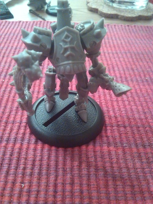 Today I’m working on my new Warmachine miniatures, the Protectorates from the battlebox containing M