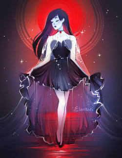 elentori-art:Blood Moon   ❤️🌙❤️