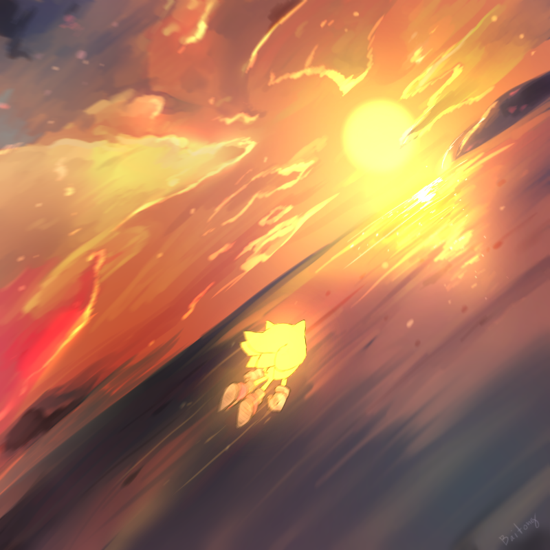 baitong9194:  My Sonic fanarts in this month. (August) 