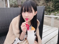 soimort:  田中 美久 - Twitter - Tue 05 Dec 2017  お仕事終わった。 ひと休み🍹 Finished my work. Taking a break🍹