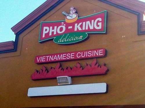 Pho-bably the best way to name a pho restaurant. See more pho-nny restaurants name here: http://bonafidepanda.com/pho-awesome-vietnamese-restaurant-names/