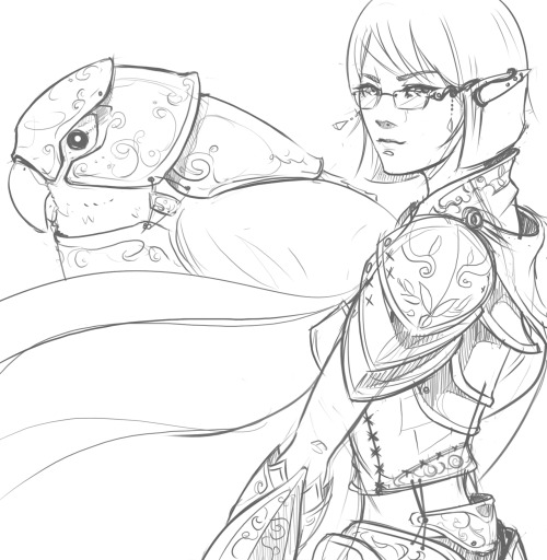 Petri and my wife/elf warrior, Robin