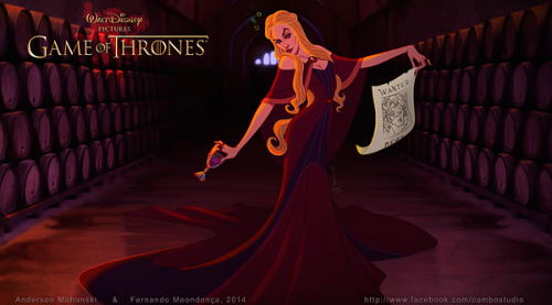theplasticview:  babustyles:Game of Thrones characters reimagined as Disney characters  excuse me- this is perfect. i’ll take ten. 