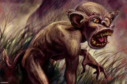 Drekavac is a creature from southern Slavic mythology. Its name translates into “the screamer” and i