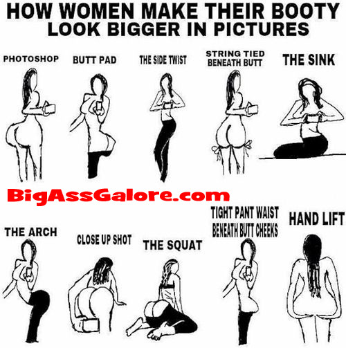Sex How Women Make Their Booty Look Bigger In pictures