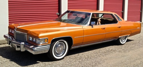 crazyforcars: Took my 1975 Sedan Deville out today… perfect weather, she performed flawlessly