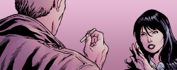 Zatanna Zatara and John Constantine in Smallville: Harbinger