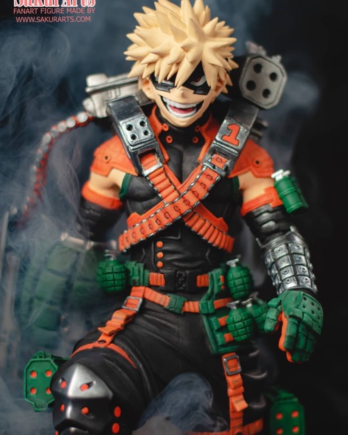 Bakugou Katsuki Popularity Poll by SakurArts Traditional Sculpt Fanart Figure 31cm tall + base (34cm