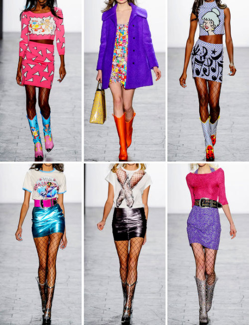 fashion-runways - Jeremy Scott at New York Fashion Week Fall...