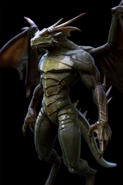 quarkmaster:  Lizard Man by Jarred Everson 